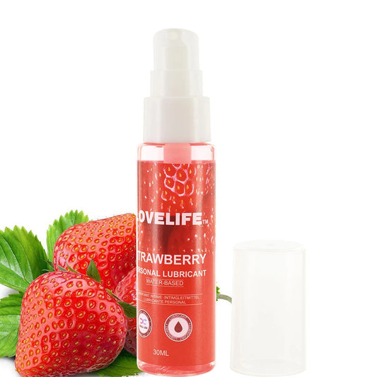 Gel lubrifiant à la fraise - pour des sensations sucrées et sensuelles