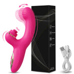 Vibromasseur Puissant 2 en 1 -  Stimule le Clitoris et le Point G